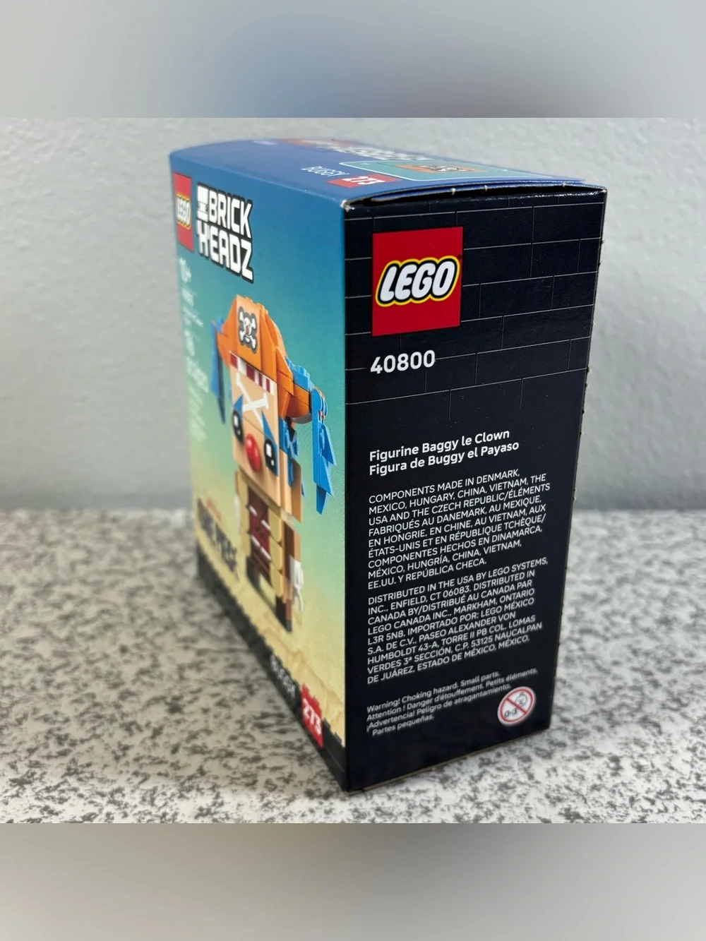 LEGO 40800 Brickheadz One Piece Buggy the Clown New